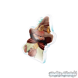 Widdle Wove Acrylic Pin