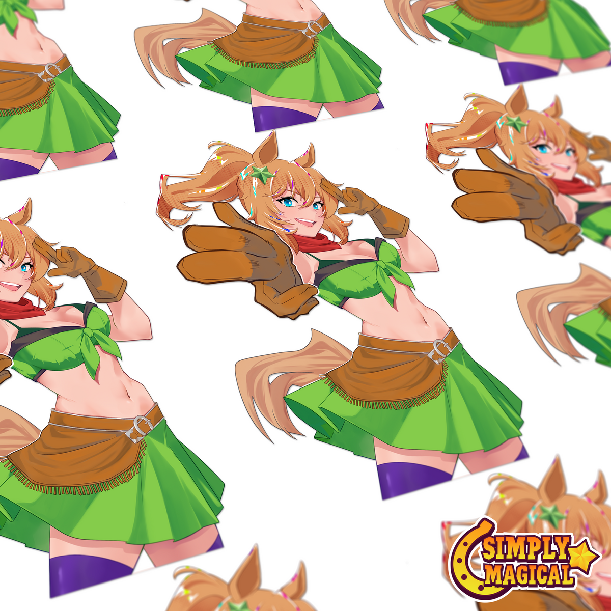 Ｔａｉｋｉページ Taiki Shuttle Stickers – SimplyMagical