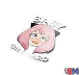 "Baby on Board" Anya Kiss-Cut