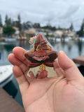 Widdle Wove Acrylic Pin