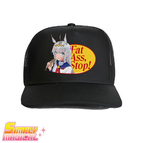 (PRE-ORDER) Fat *ss, Stop Trucker Hat [Oguri's Cap]