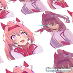 Haru Urara Losing Kiss-cuts